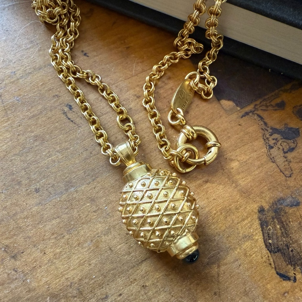 Julie Vos Long Pendant Necklace- EUC - Adjustable